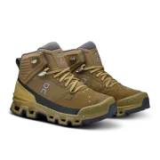 On - ghete sport pentru femei - Cloudrock 2 Waterproof - Maro Bej Hunter | Safari