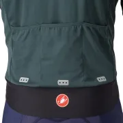 Castelli - Jacheta ciclism vreme rece sau iarna,  Alpha Doppio RoS Jacket - verde inchis rover negru