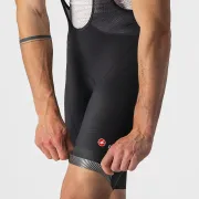 Castelli - pantaloni ciclism scurti cu bretele - Endurance 3 Bibshort - 15-35 gr C - negru