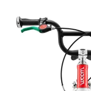 Woom - bicicleta copii 16" Woom 3 AUTOMAGIC, varsta recomandata 4-6 ani (105-120cm) - 6 kg - rosu intens alb