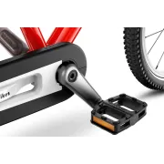 Woom - bicicleta copii 16" Woom 3 AUTOMAGIC, varsta recomandata 4-6 ani (105-120cm) - 6 kg - rosu intens alb