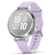 Garmin - Lily 2 Active - Argintiu, curea de silicon Purple Jasmina