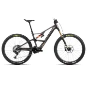 Bicicletă electrică eMTB Trail Orbea RISE LT M-TEAM 420W - Cosmic Carbon View | Golden Sand (Gloss)