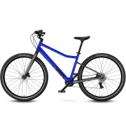 Bicicleta copii Woom 6 Explore cu roti 26" albastru Magnetic Blue