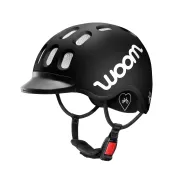Woom - casca ciclism copii - negru alb