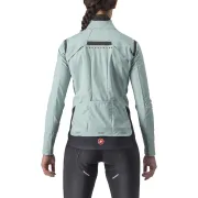 Castelli - jacheta ciclism vreme rece pentru femei Alpha Ros 2 W Jacket - albastru deschis negru