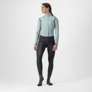 Castelli - jacheta ciclism vreme rece pentru femei Alpha Ros 2 W Jacket - albastru deschis negru
