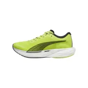 Puma - pantofi alergare pentru barbati Deviate Nitro 2 - verde fluo Lime Pow negru alb
