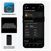 Garmin - Venu X1 - smartwatch cu GPS și AMOLED - Negru cu spate din titan argintiu și curea din nailon ComfortFit neagră