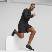 Puma - pantofi alergare pentru barbati Deviate Nitro 2 - negru alb albastru Ultra portocaliu oridee