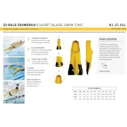 Finis - labe inot pentru adulti Zoomers Gold Z2 - galben
