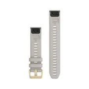 Garmin curea silicon QuickFit 20 - crem Light Sand cu parte extra lunga pentru Fenix 5s/ 6s/ 7s D2 Delta S