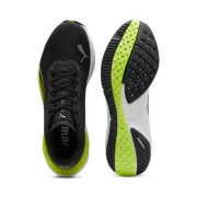 Puma - pantofi alergare pentru barbati Electrify NITRO 3 - negru verde fluo Lime Pow alb
