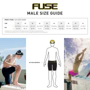 Finis - Costum inot tehnic pentru baieti sau barbati - Fuse Jammer - albastru