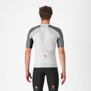 Castelli - tricou ciclism maneca scurta regular fit - Entrata 6 Jersey - ivoar | gri