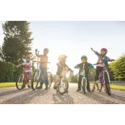 Woom - sonerie bicicleta, tip Clopotel Vienna - galben alama negru