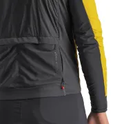 Castelli - Jacheta ciclism vreme rece si vant, maneca lunga Unlimited Puffy Jacket - galben Goldenrod gri inchis