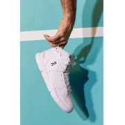 On The ROGER Clubhouse mid - pantofi sport pentru barbati - alb maro deschis nisip