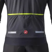Castelli - Jacheta ciclism vreme rece sau iarna, Flight Air jacket - gri antracit galben fluo