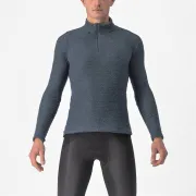 Castelli - bluza corp ciclism maneca lunga Cold Days 2nd Layer - bleumarin