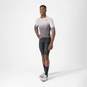 Castelli - tricou ciclism maneca scurta tailored fit cu protectie solara - Upf Jersey - 20-38 gr C - gri argintiu