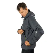 Instinct - Jacheta impermeabila unisex Ultra Rain Shell - gri antracit