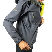 Instinct - Jacheta impermeabila unisex Ultra Rain Shell - gri antracit