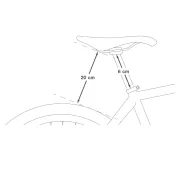 Apidura - geanta bicicleta cu prindere sub sa, Backcountry Saddle Pack  10 litri - gri negru galben