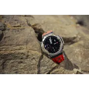 Smartwatch sport cu GPS si ecran AMOLED - Amazfit T-Rex 3 - lava