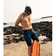 Orca - costum inot pentru barbati tip jammer - verde turcoaz galben