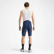 Castelli - pantaloni ciclism scurti cu bretele - A/C Bibshort - 22-40 gr C - albastru belgian