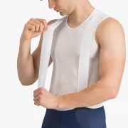 Castelli - pantaloni ciclism scurti cu bretele - A/C Bibshort - 22-40 gr C - albastru belgian