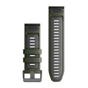 Garmin QuickFit 26 - curea silicon - verde Moss | gri