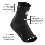 CEP - ortho fascie plantara - Compression Plantar Sleeves - Negru| Gri
