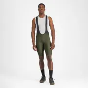 Castelli - pantaloni ciclism scurti cu bretele - Unlimited Cargo Bibshort - 15-35 gr C - verde Deep Green