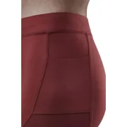 CEP - colanti de alergare - Run compression Tights 3.0 W - Rosu Inchis I Petrol
