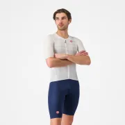 Castelli - pantaloni ciclism scurti cu bretele - Free Aero Race S Bibshort - albastru belgian