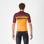 Castelli - tricou ciclism maneca scurta regular fit - Simbolo Jersey - portocaliu | bordo