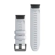 Garmin QuickFit 26 - curea silicon - alb Whitestone