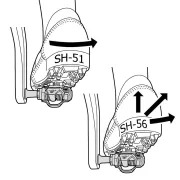 Shimano - placute SM-SH56 pentru pedale MTB SPD