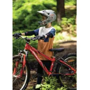 Abus - casca ciclism copii Youdrop FF (acoperire integrala) helmet - gri deschis calcar