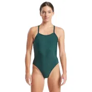 Finis - costum de baie intreg - Solid Open Back - Verde Pine
