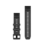 Garmin curea silicon QuickFit 22 - gri Graphite Silicone