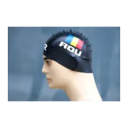 TYR casca inot silicon Romania - negru tricolor