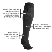 CEP - sosete compresie inalte - Business Compression Socks - Tall v2 - Black