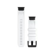 Garmin curea silicon QuickFit 22 - alb cu catarama neagra