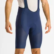 Castelli - pantaloni ciclism scurti cu bretele - Superleggera Bibshort - 20-40 gr C - albastru belgian