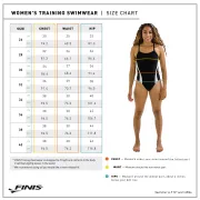 Finis - costum de baie intreg - Openback Solid Color - negru