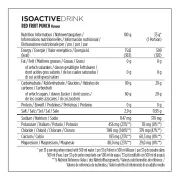 Powerbar - pudra izotonica Isoactive, aroma fructe rosii - bidon 1320g