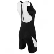 TYR - Trisuit Carbon W Fem Back Zip - negru alb